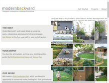 Tablet Screenshot of modernbackyard.com